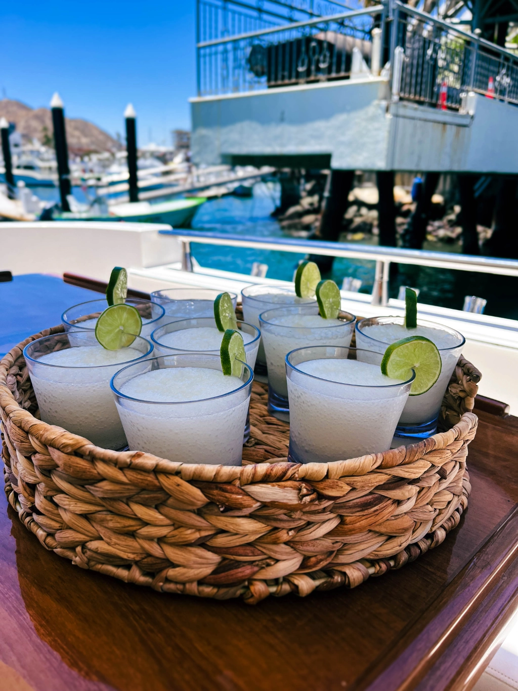Yacht food and drink