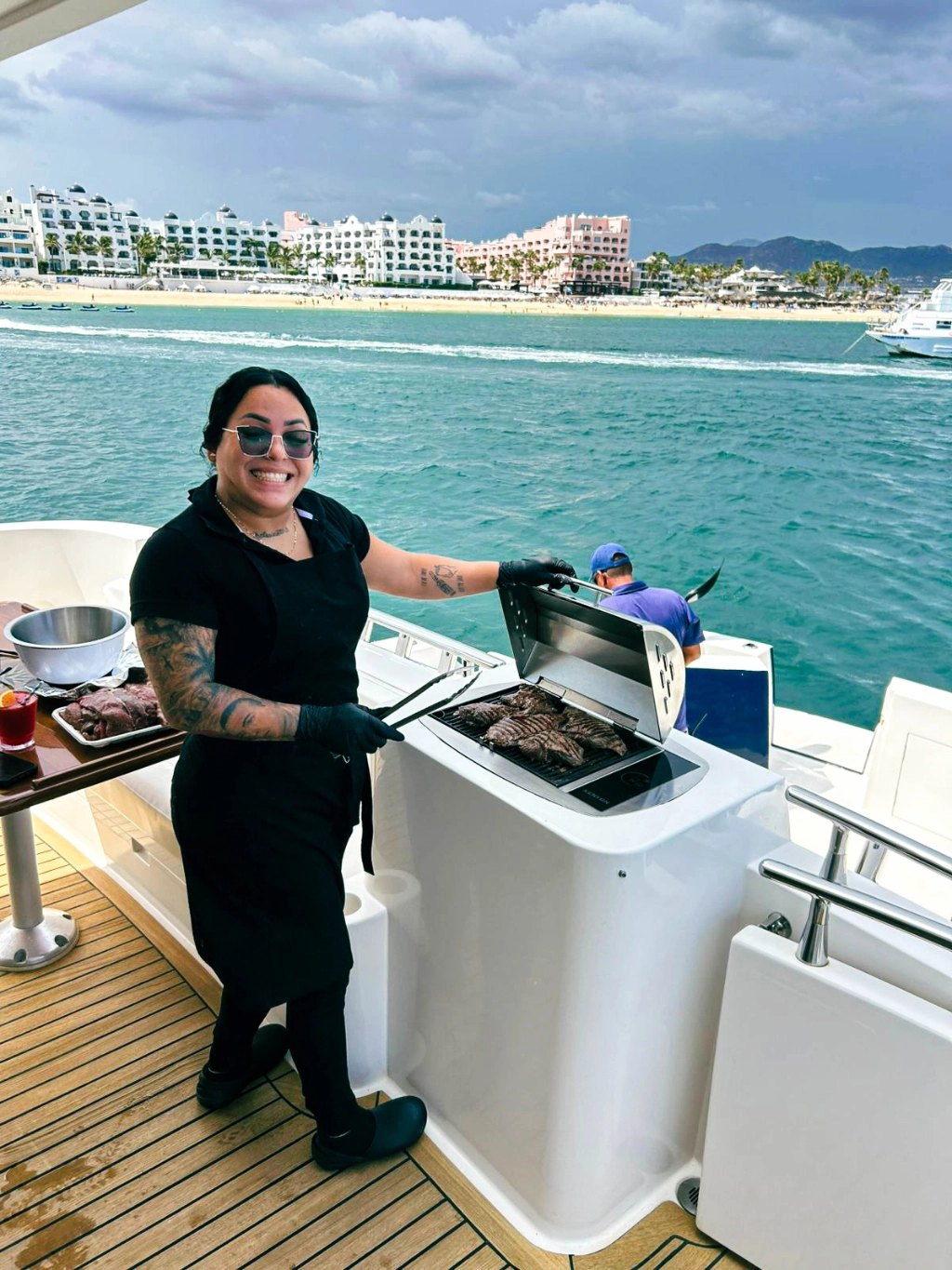 Yacht food and drink