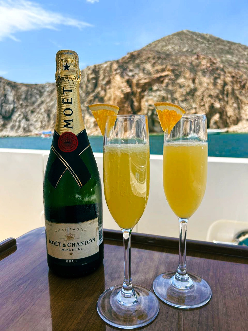 Yacht food and drink