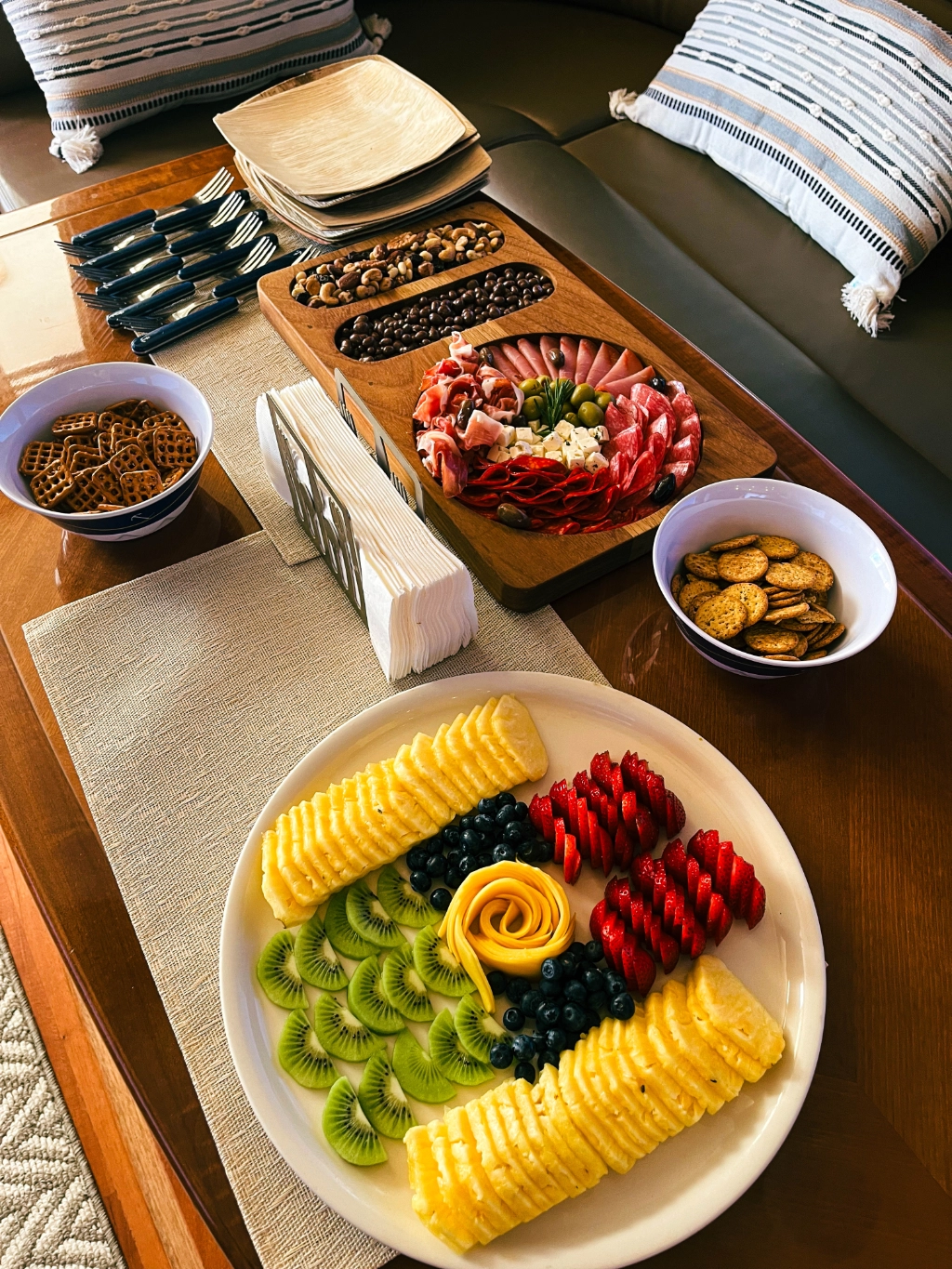 Yacht food and drink