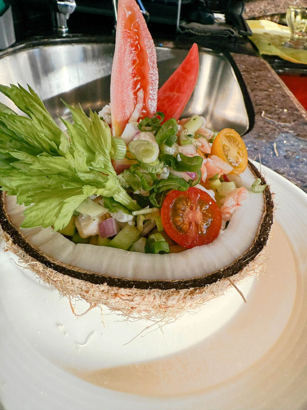 Yacht food and drink