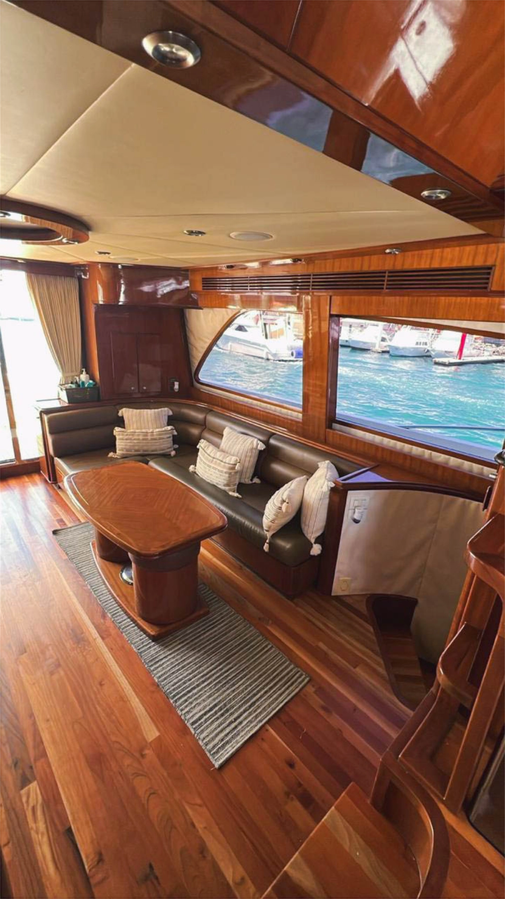 Yacht interior kitchen