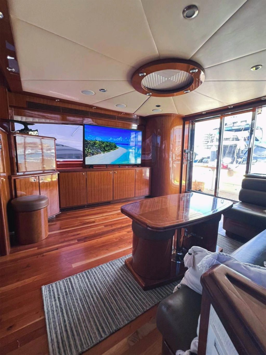 Yacht interior deck